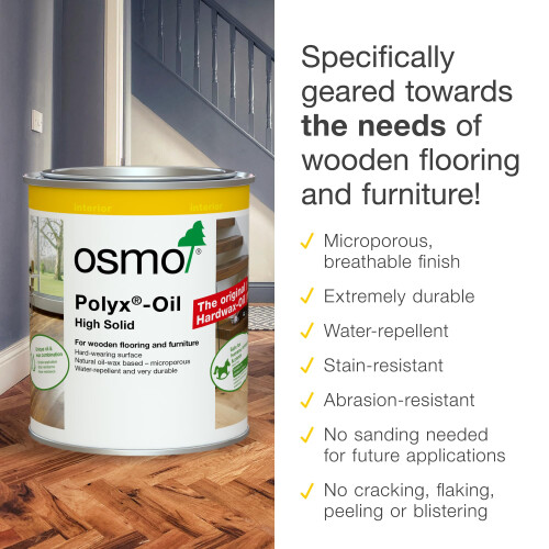 Osmo Osmo 0.75L Polyx Hardwax Oil Satin 3032 2