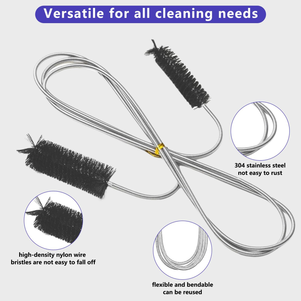 Drain Unblocker Tool, 6 Psc Shower Drain Unblocker, Sink Unblockers Tool, Drains Snake Unblockers, Reusable For Shower, Bathroom & Kitchen 5001669575293