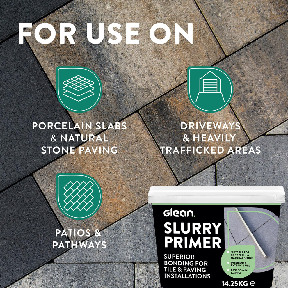Glean Slurry Primer | 14.25Kg | Tile Primer For Porcelain & Natural Stone 5006148435112