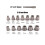 14Pcs Impact Bolt & Nut Remover Set, Stripped Lug Nut Remover with Hex Adapter Extraction Socket Set for Removing Bolts and Nuts with Solid Storage C 5