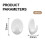 10 Pcs Self Adhesive Plastic Wall Hooks, Seamless Wall Hooks, Multi Function Self Adhesive Hooks, Oval Adhesive Hooks, Small Extra Sticky White Stick 2