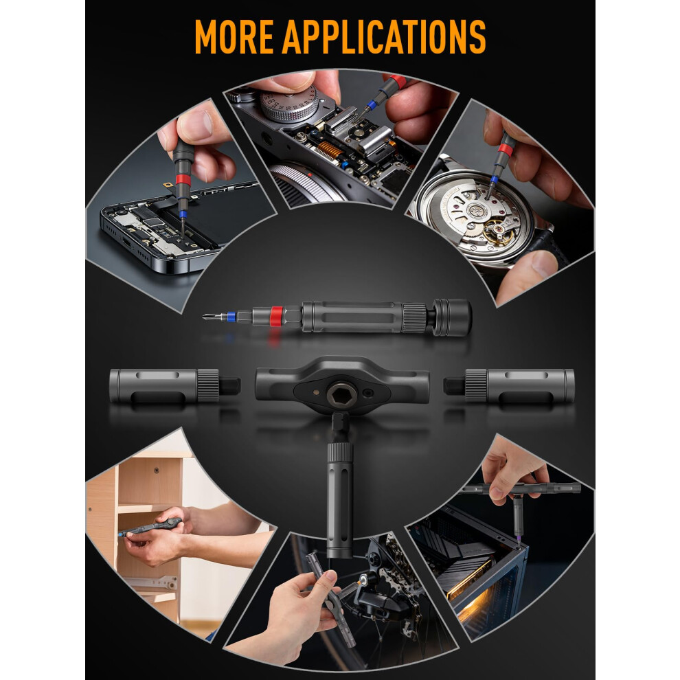 Kelin 68 In 1 Magnetic Ratchet Screwdriver Set, Multi Bit Ratcheting Torx Screwdriver Sets, Gifts For Men Who Have Everything, Stocking Fillers For M 5008156964325