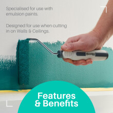 Harris 102012205 Seriously Good Walls & Ceilings Medium Pile Mini Roller Sleeves Set, 4"