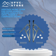 uPVC Universal Window Hinge Kit Double Glazing Friction Stay PVC 13mm 17mm Stack Non Handed Stainless Steel