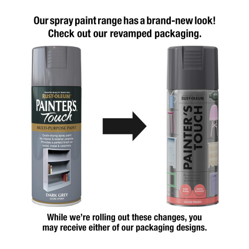 Rust-Oleum Rust-Oleum 400ml Painter's Touch Spray Paint Aerosol - Dark Grey 2