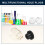 sourcing map 5 Pcs Black Plug Holes, Waterproof Rubber Button Plug for 11mm / 0.43" Hole 6