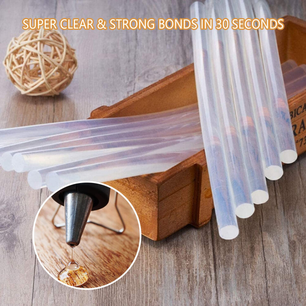 Jelken Hot Glue Sticks | 7Mm X 100Mm | 100Pcs | Hot Melt Glue Gun Sticks 5008572713996