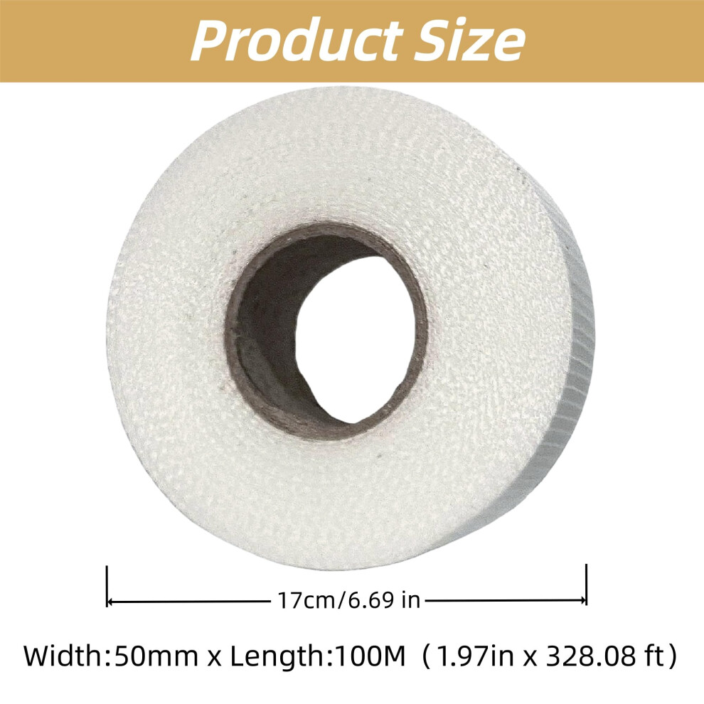 Sopimusz Scrim Tape, 50Mm X 100M Self-Adhesive Plasterboard Fibreglass Joining And Plastering Mesh Tape, Fills Cracks Patching Holes Ceiling And Dryw 5006402268579