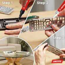 Loctite Super Glue All Plastics, Ideal for Bonding All Plastics, Fast and Strong Adhesive, 4ml+2g
