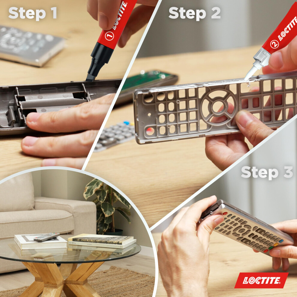 Loctite Super Glue All Plastics, Ideal For Bonding All Plastics, Fast And Strong Adhesive, 4Ml+2G