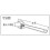 Bahco Bahco 8071 Black Adjustable Wrench, 200mm Length 3