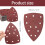 50 PCS Sanding Pads,11 Hole Sanding Sheets Hook and Loop Mouse Sander Pads Assorted 40/60/80/120/180 Grits Mouse Sandpaper Compatible with Bosch Mult 2