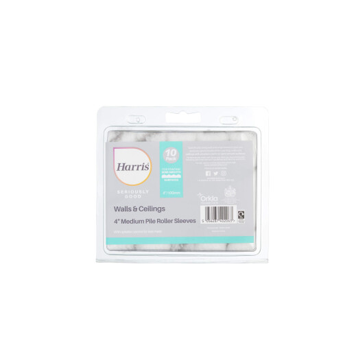 Harris Harris Seriously Good Walls & Ceilings 4in Mini Roller Sleeve 10 Pack 102012203 1