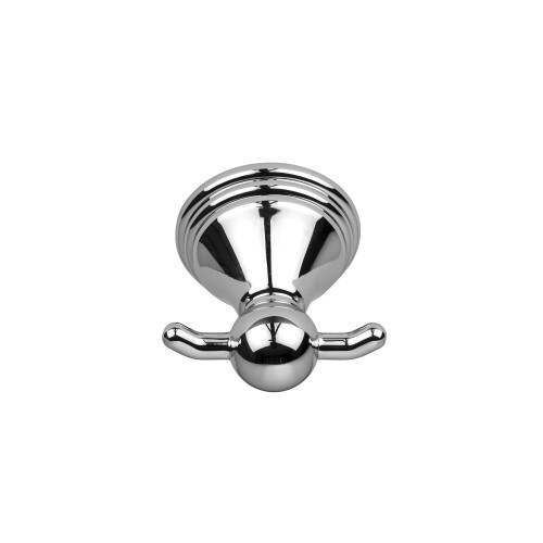 Croydex Croydex Westminster Wall Mounted Robe Hook with Zinc Alloy Construction, Chrome, Silver 1
