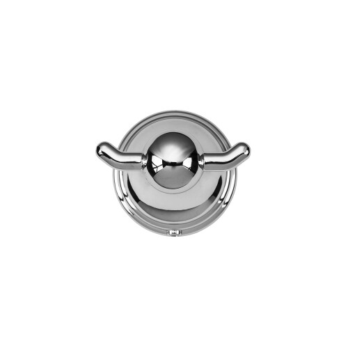 Croydex Croydex Westminster Wall Mounted Robe Hook with Zinc Alloy Construction, Chrome, Silver 2