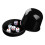 2X Plastic Poker Dice Cup Set with 10 Dices Shaking Cup Drinking Board Game Dice Box Black 2