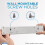 Status STATUS 6 Socket Extension Lead, 2m Multi-Plug Power Strip for Home, Office or Gaming Set-ups, White (S6W2MS12) 4