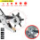 DEKTON Revolving Punch Pliers - Heavy Duty Multi-Function Hole Punch Tool for Leather, Plastic, and Paper - Adjustable 6 Interchangeable Punch Sizes, 3