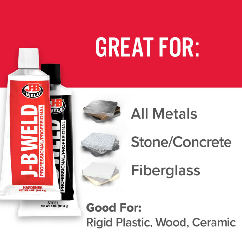 J-B Weld 8281 Original Cold-Weld Epoxy, Dark Grey, 10 oz 2