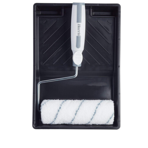 Harris Harris Seriously Good Walls & Ceilings Medium Pile Roller Set | Includes 7" Tray, Frame, 1 x 7" Paint Roller Sleeve 2