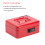 Sterling CB02CR 8" Combination Lock Cash Box, Red 6