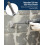 SDS Chisel Bits Fireocre SDS Plus Tile Chisel 250 X 75 mm, Angled Wide Spade Chisel for SDS Plus Hammer 3