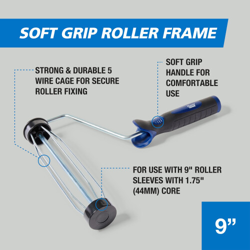 Harris Harris Trade Soft Grip Paint Roller Frame 9" 1