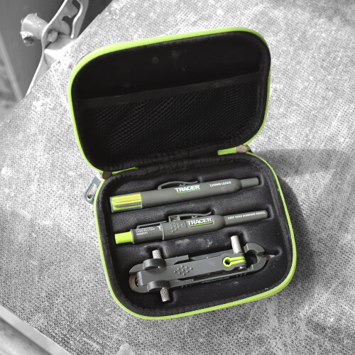 Tracer ProScribe Tool with Deep Hole Pencil, Lead Holster and Carry Case (DIY, Woodworking, and Carpentry Multi-Function Scribe Tool) 2