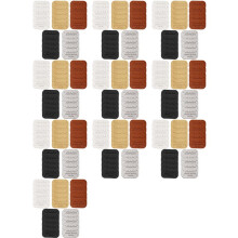 1000Pcs Faux Leather Tags for Clothes Handmade Gift Handcraft Faux Leather Labels DIY Sewing Tags Garment Accessories