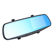 4.3' Car DVR HD 1080P Dual Lens Auto Mirror Dash Cam Recorder Rearview Camera G