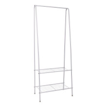 Clothes Rail Rack Garment Dress Hanging Display Stand Shoe Rack Storage Shelf UK White
