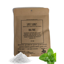 Simply Sooney Zero Waste I Ekologiska Ingredienser Vegansk Fluoridfri Tandpulver I Dubbel Mintsmak