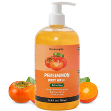 Hoveimpee 16.9 Fl. Oz Persimmon Kroppstvål för Kroppslukt, Naturlig Persimmonsåpa för Gamla, Hållbar Fräschör