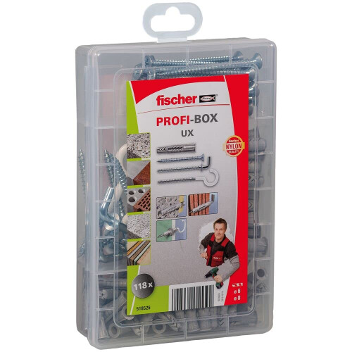 Fischer fischer PROFIbox UX + Screw + Hook Set, 518526 1