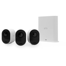 Arlo Ultra 2 - 3er-Pack Wifi Überwachungskameras kabellos - Weiß - 4K - 6 Monate Akku - Sichtfeld von 180