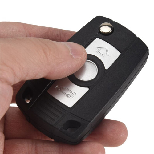 Folding Flip Car Keyless Key Shell Fob Case for  3 5 7 Series Z3 Z4 E38 E39 E46 1