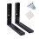 2Pcs Microwave Black Wall Mounting Holder Brackets With Extendable Arms 40kg 1