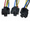 5 Pcs 5 Pin Wires Cable Relay Socket Harness Connector  12V for Car Auto 2