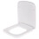 White Square Toilet  Soft Close Quick Release Wrapover Top Fix NCG199 7