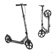 Kinderroller ab 8 Jahren - Duoku - Jugendliche und Erwachsene, 2-Rad-Modell mit verstellbarem Lenker, graue Farbe