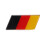 German Flag Emblem Badge Sticker Front Grille Bumper for Car 1