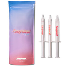 Laughland Skonsamma Tandblekningsgel 3-pack, Tandblekare, Med Natriumbikarbonat, Glycerin, Aloe Vera & Mynta