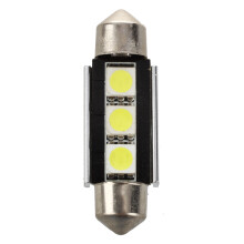 2x SMD LED Festoon 39 mm CANBUS C5W 12V 3 power SMD license plate & Reading Light - For 3 Series 5 Series 7 Series E34 E36 E38 E39 E46 E60 E90,