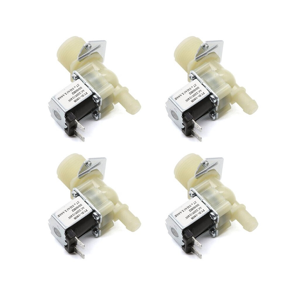 4X Water Inlet G3/4 12Mm Washing Machine Inlet Solenoid Valve Dishwasher Normally Closed Inlet Valve Ac220v 6033058456578