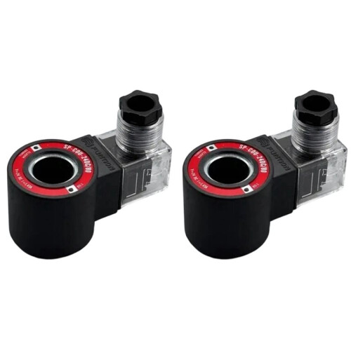 2X Magnetventilspole SP-COU-24DC 80, Innerdiameter 18 mm