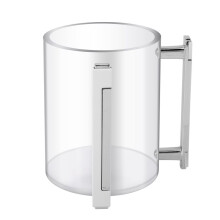 2X Hand Washing Cup Acrylic Round Washing Cup Hand Wash Cup with Two Metal Handles for Jewish Prayer Wash Cup Gift