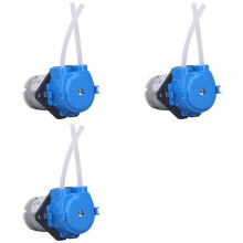 3X Peristaltic Pump for KAMOER 5W Brush Small Liquid Pump for Aquarium Lab Analytical Small DIY Liquid Dosing Pump