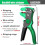 LAOA Automatic Wire Stripper with Flatwire Cutter, 0.2 to 4mm Range, Adjustable Length for Electricians 6
