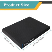 8pcs Foam Cut, 405 X 305 X 25 mm Grid Foam,Foam Insert for Transport, Tool Box, Camera Case, Foam for Packaging, DIY