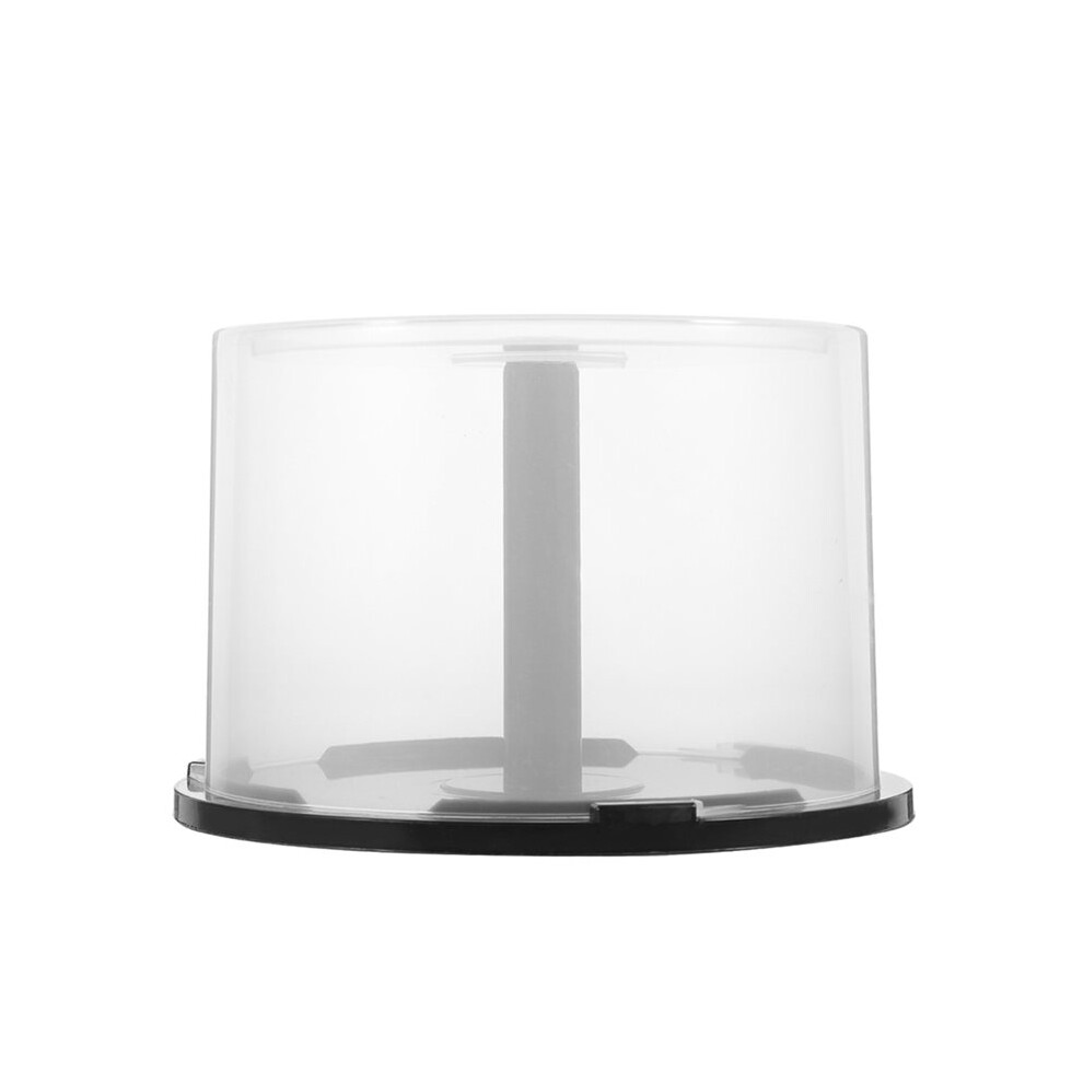 4Pcs Large Capacity Cd/Dvd Storage Container Clear Plastic Dvd Holder Compact Disk Organizer Space-Saving Design 6033420741868